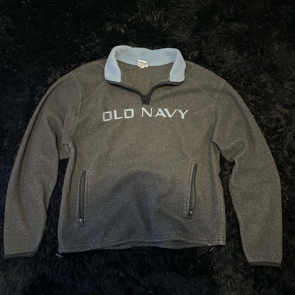 Old Navy Vintage Quarter Zip Size Medium - Picture 1 of 3